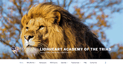 Desktop Screenshot of lionheartacademy.com